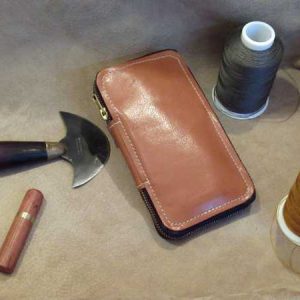 RoyalPoint Janus Statioinery Case Medium Brown Leather